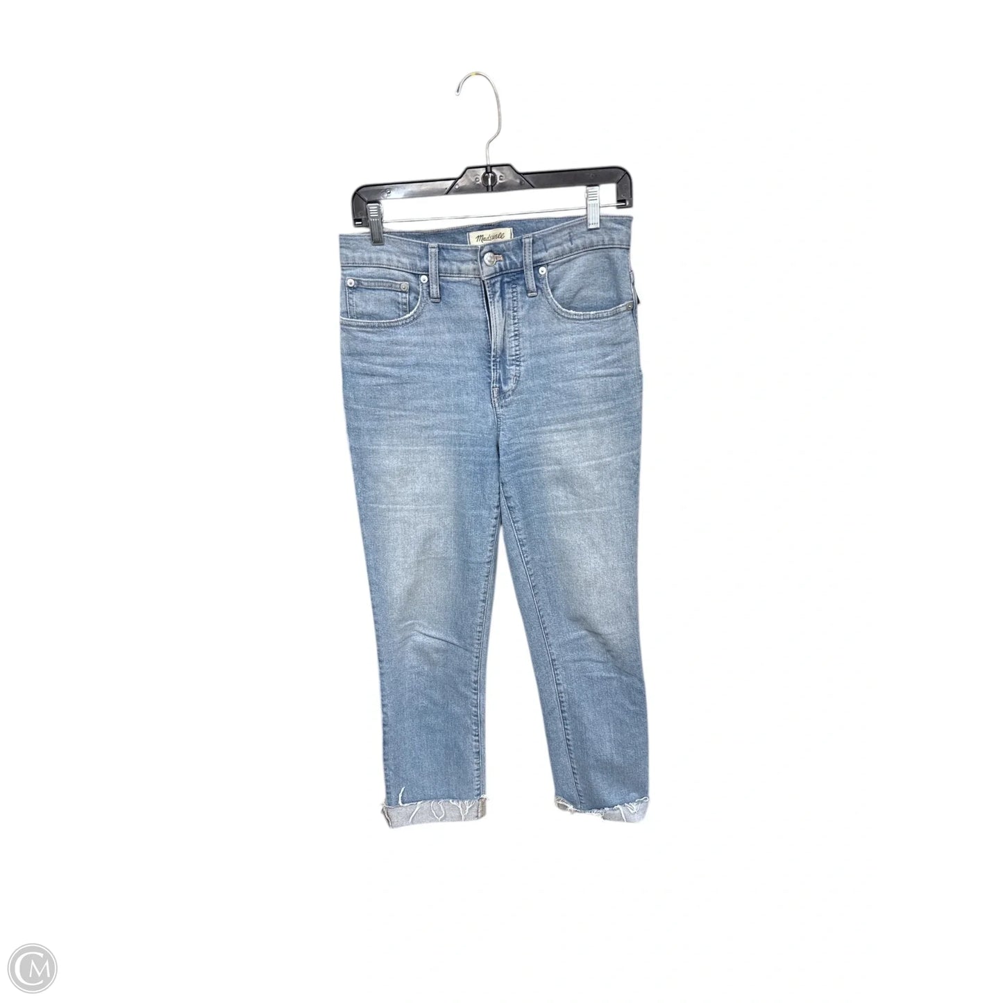 Jeans Straight By Madewell In Blue Denim, Size: 2