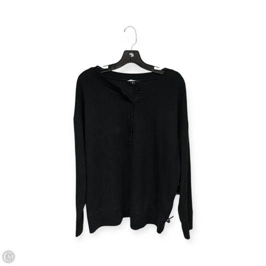 Athletic Top Long Sleeve Crewneck By Athleta In Black, Size: Xl