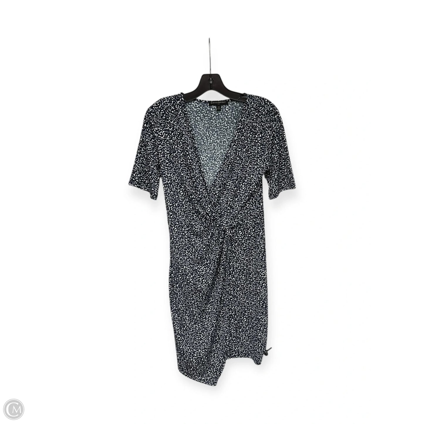 Dress Casual Short By Banana Republic In Blue & White, Size: Xs