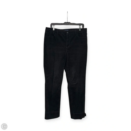 Pants Corduroy By Talbots In Black, Size: 14
