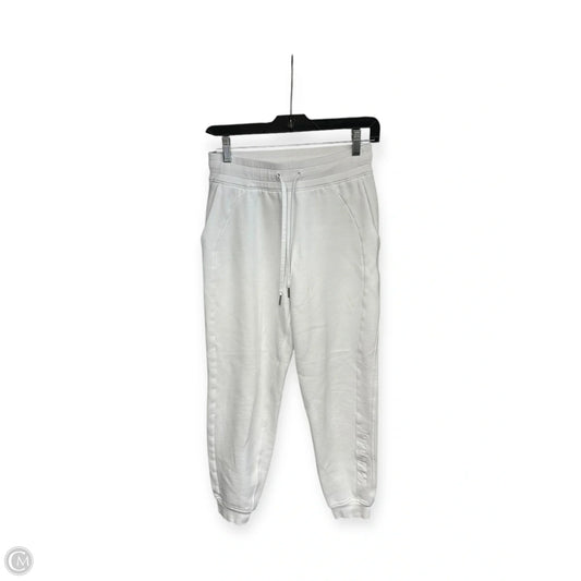 Athletic Pants By Lululemon In White, Size: 4