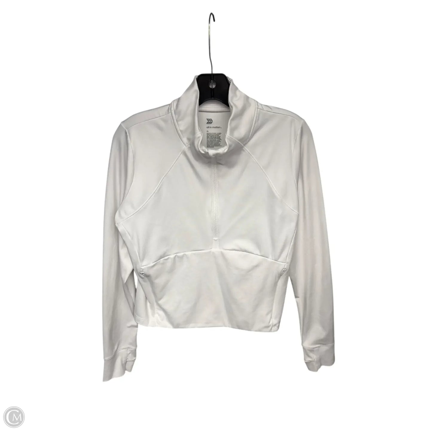 Athletic Jacket By All In Motion In White, Size: Xl