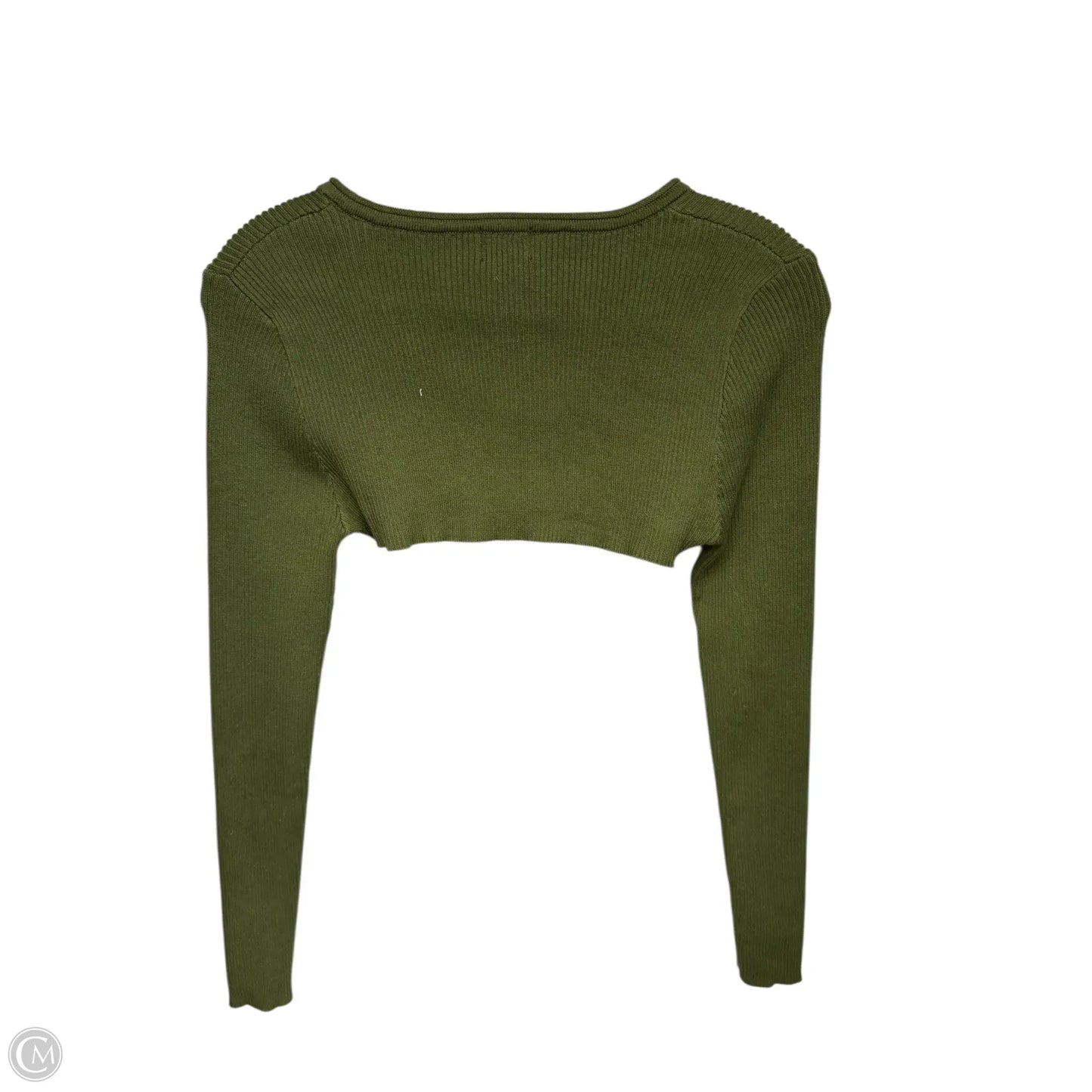 Cardigan By Clothes Mentor In Green, Size: M