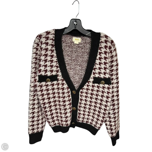 Cardigan By Maeve In Red & White, Size: S