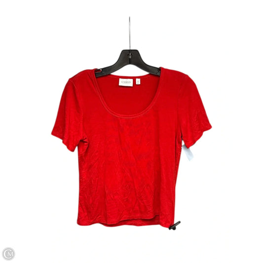 Top Short Sleeve Basic By Cyrus In Red, Size: M