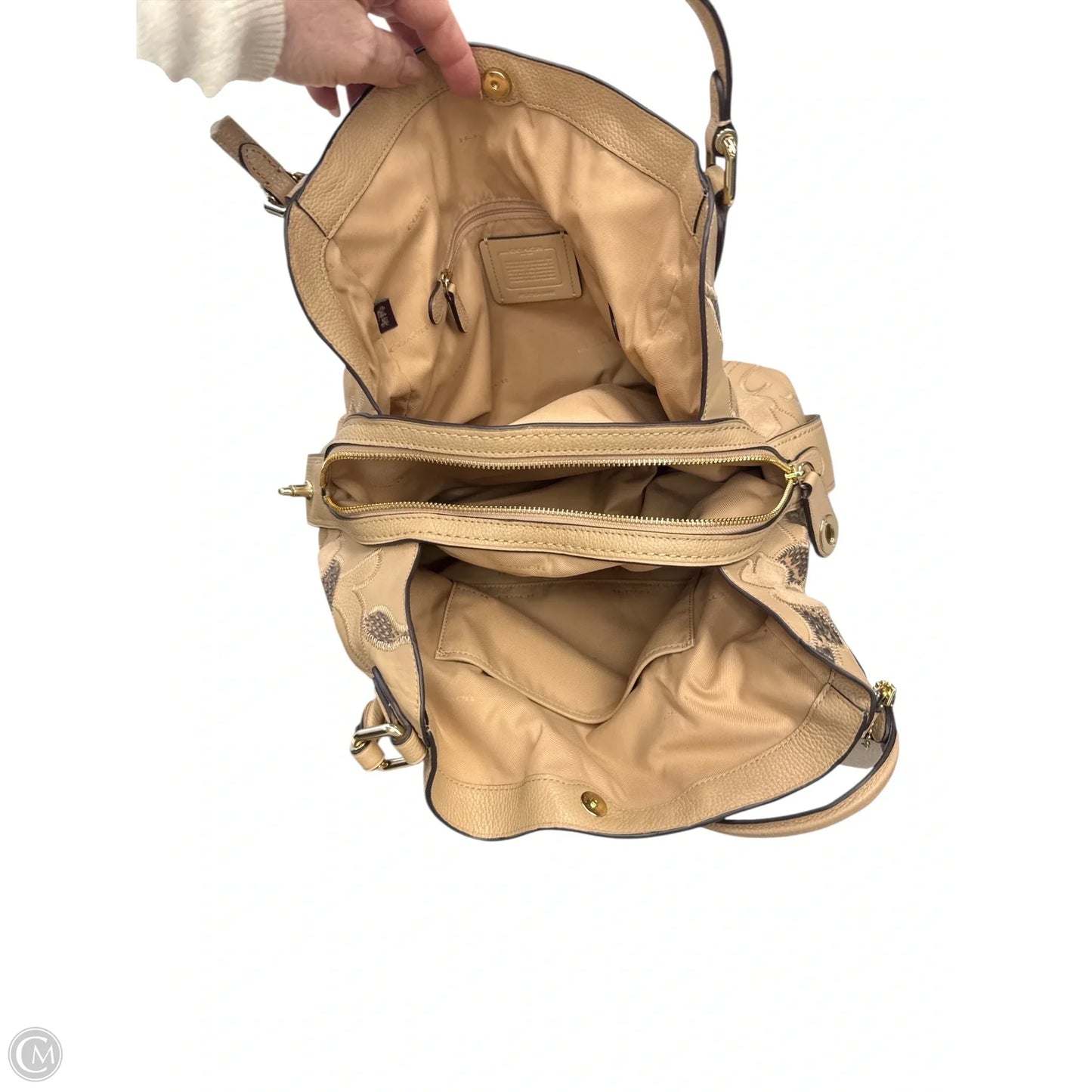 Handbag Designer By Coach, Size: Medium