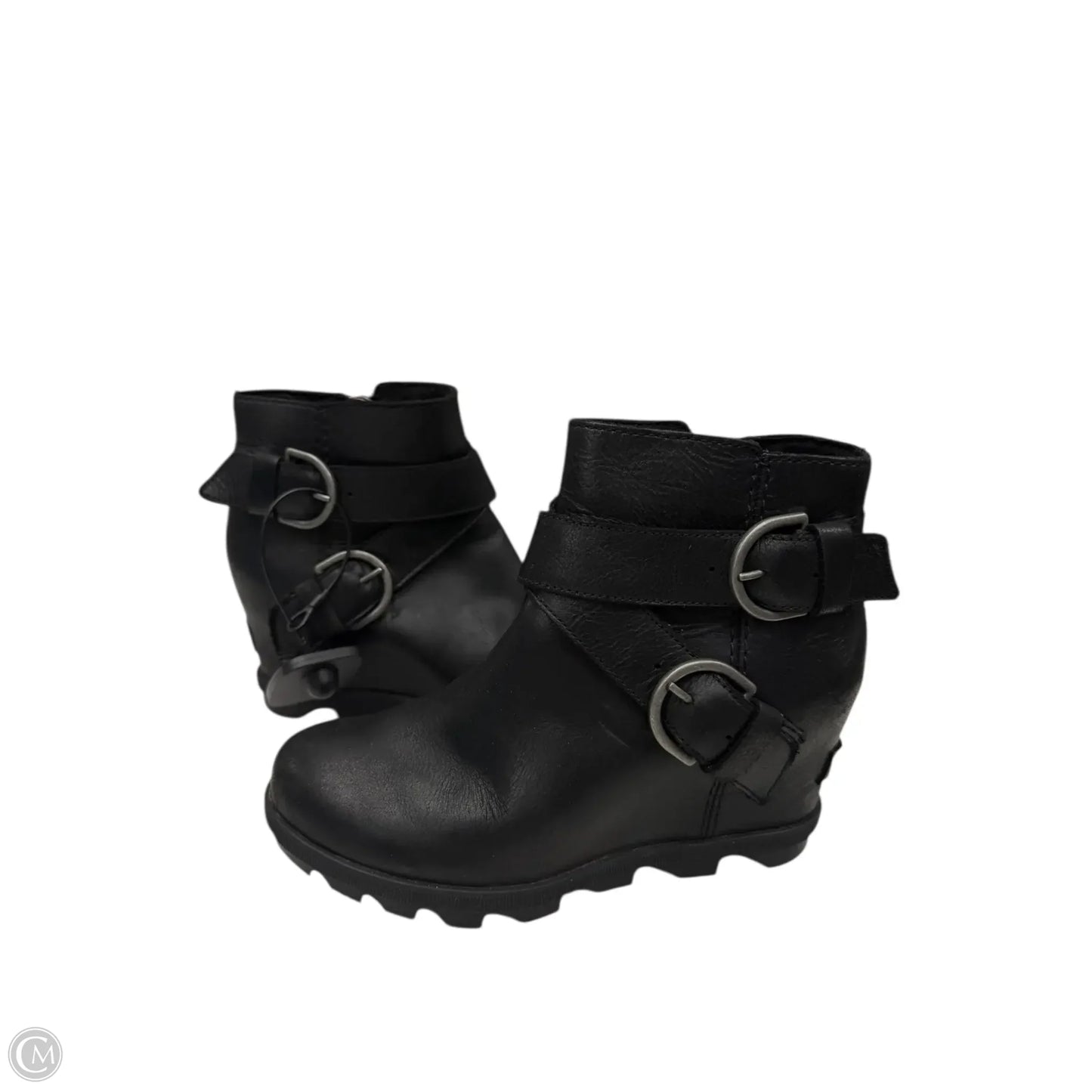 Boots Ankle Heels By Sorel In Black, Size: 6