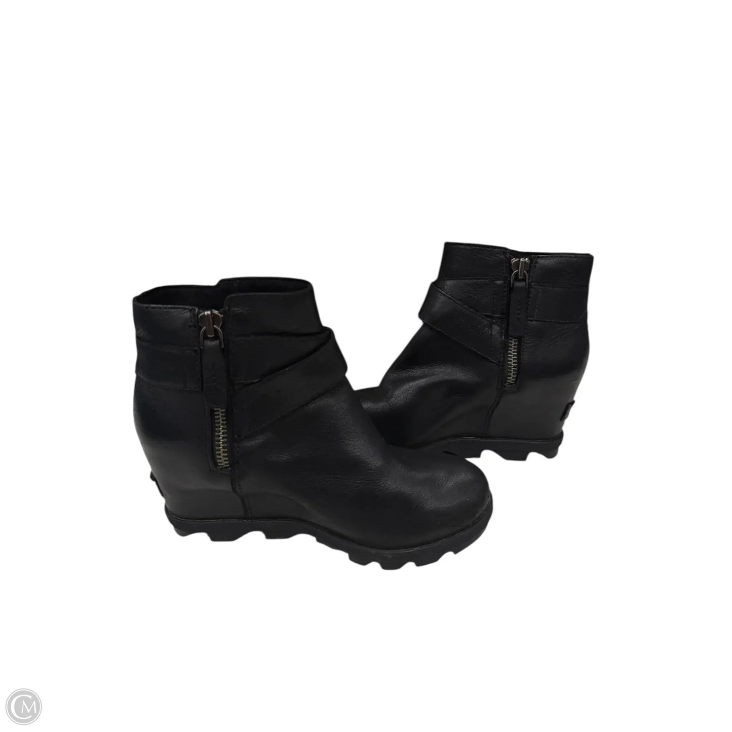 Boots Ankle Heels By Sorel In Black, Size: 6
