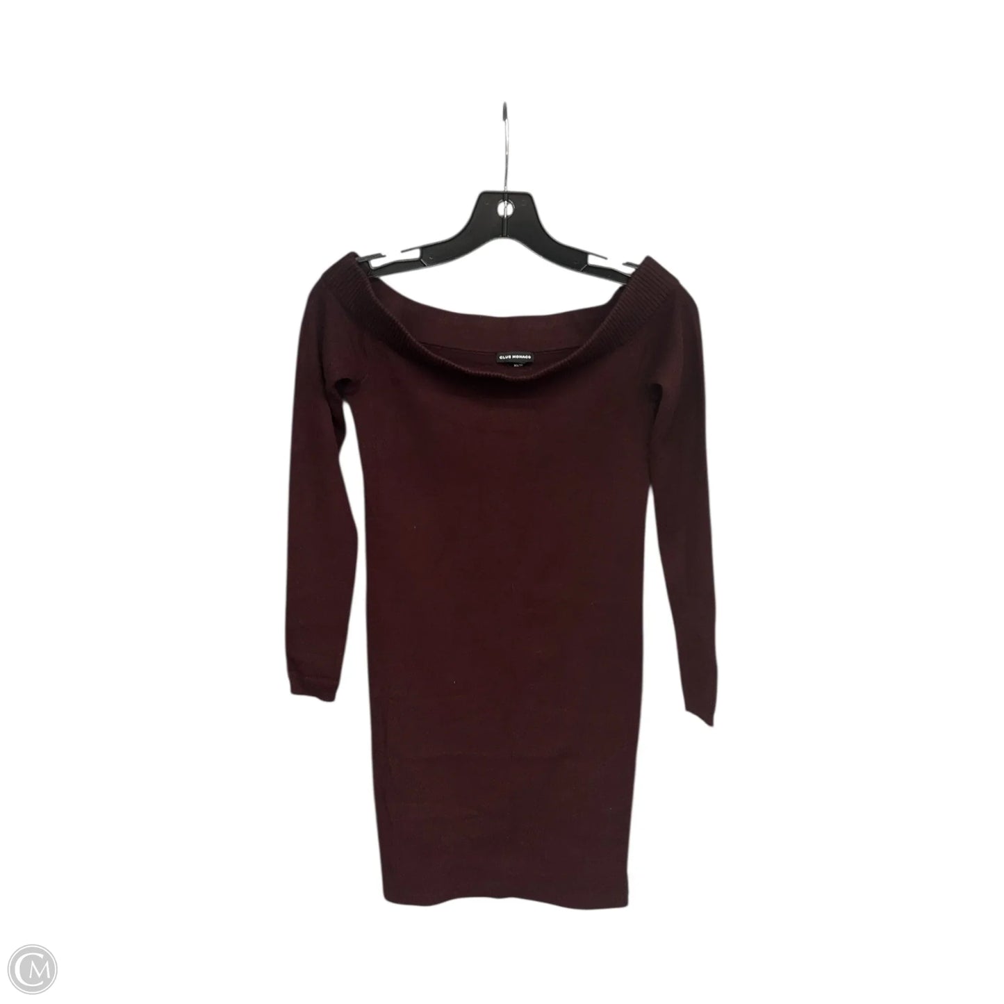 Dress Casual Short By Club Monaco In Maroon, Size: Xs