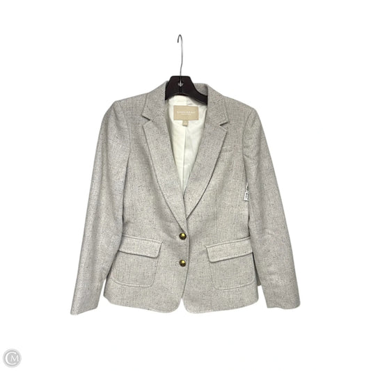 Blazer By Banana Republic In Grey, Size: 0