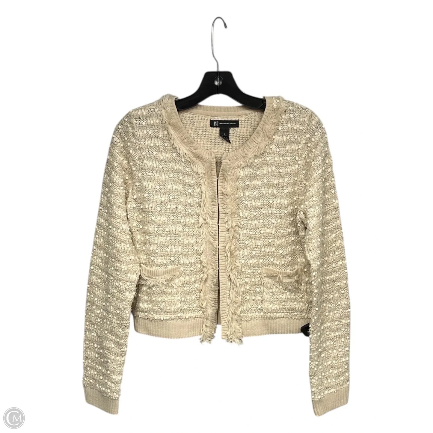 Cardigan By Inc In Tan, Size: S