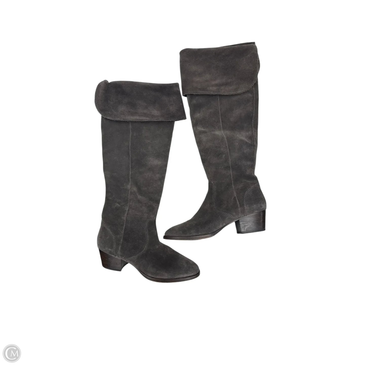 Boots Designer By Frye In Grey, Size: 7