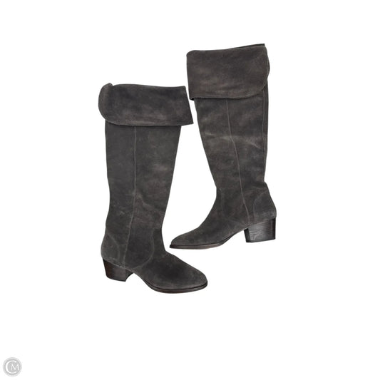 Boots Designer By Frye In Grey, Size: 7