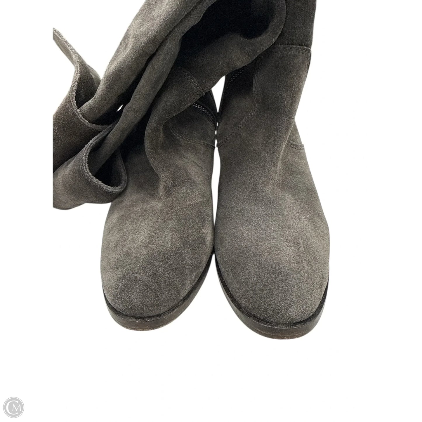 Boots Designer By Frye In Grey, Size: 7