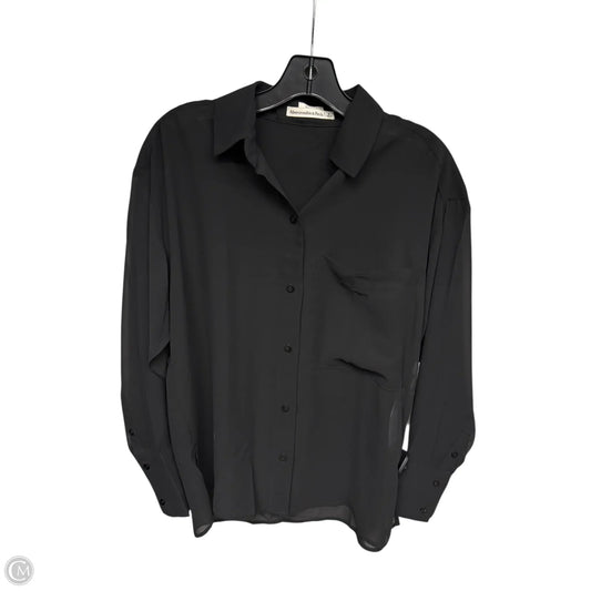 Top Long Sleeve By Abercrombie And Fitch In Black, Size: S