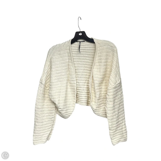 Cardigan By Anthropologie In Cream, Size: Osfm