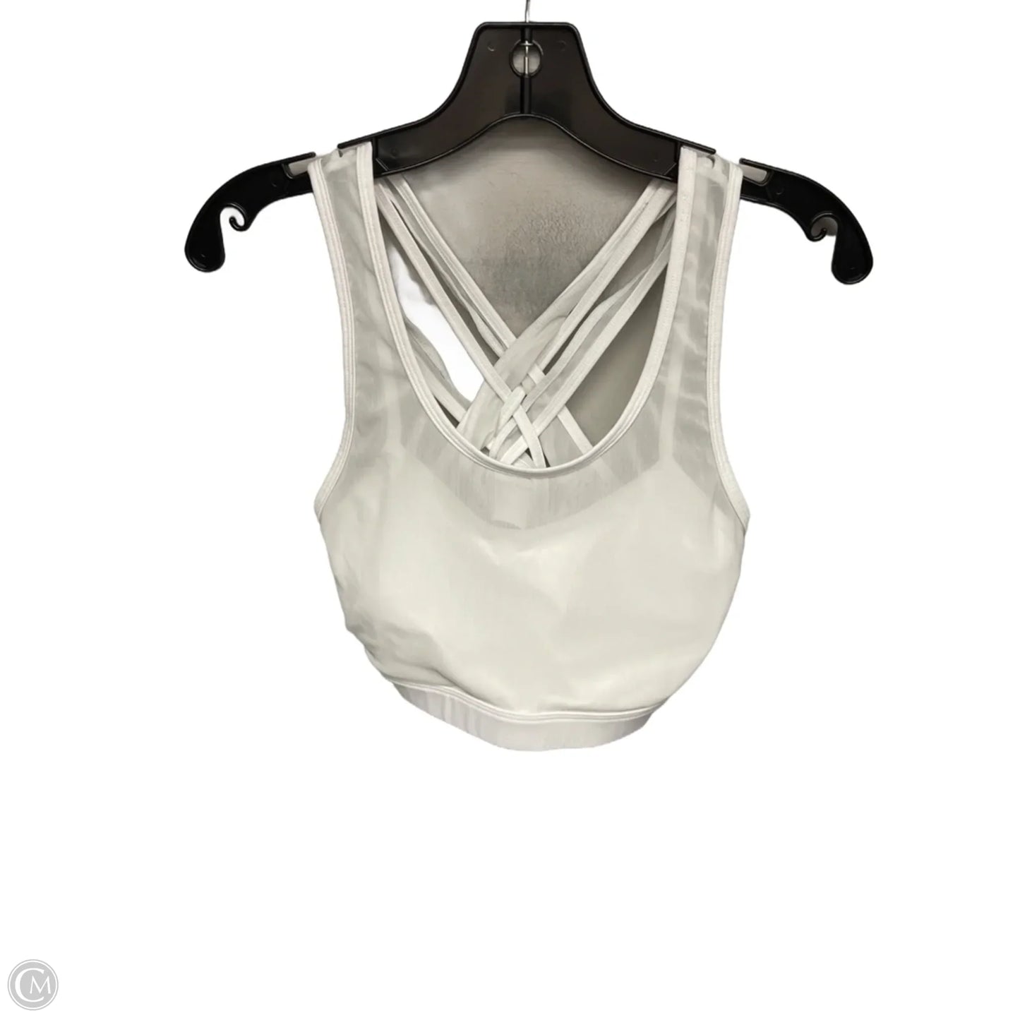 Athletic Bra By Fabletics In Ivory, Size: M