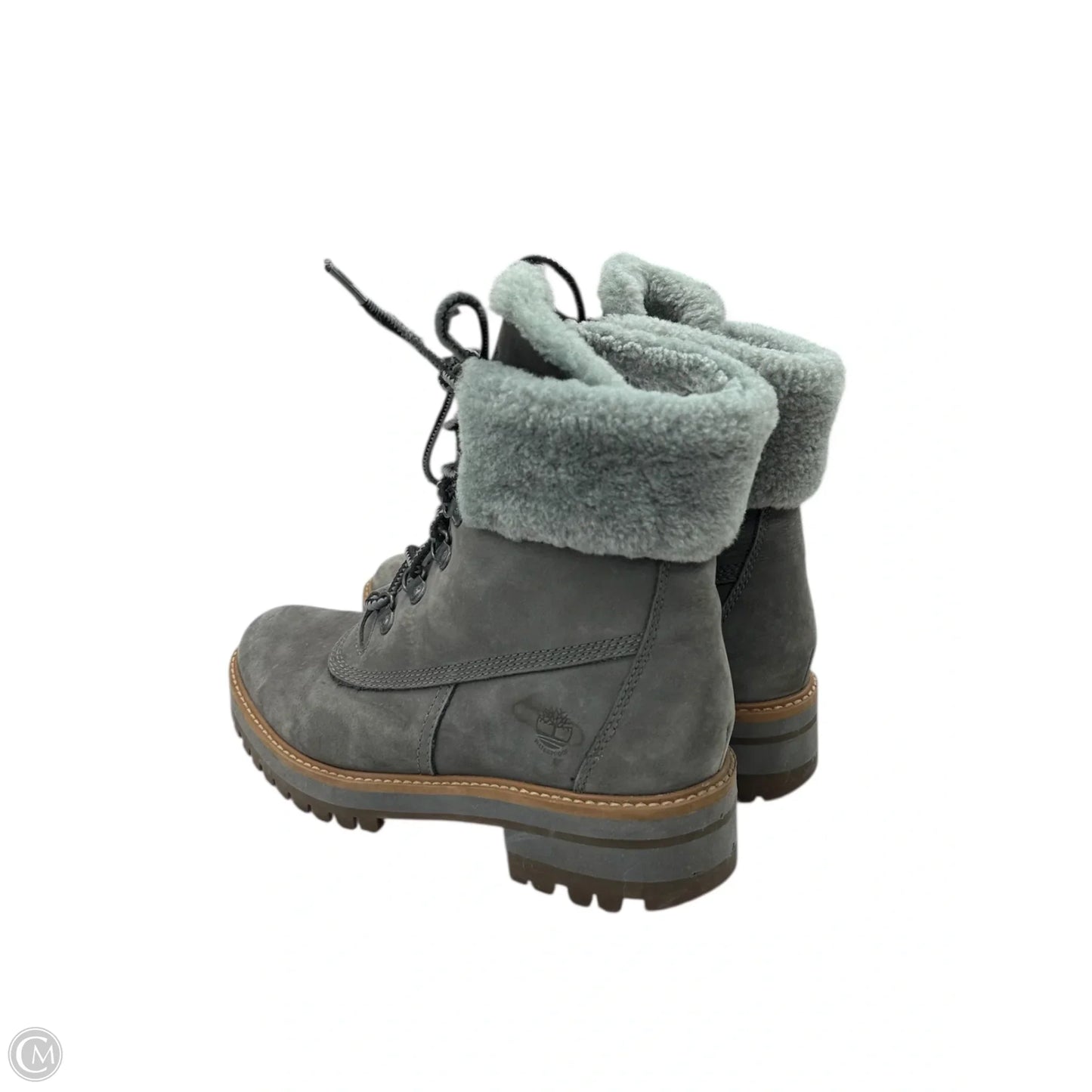 Boots Ankle Flats By Timberland In Grey, Size: 9