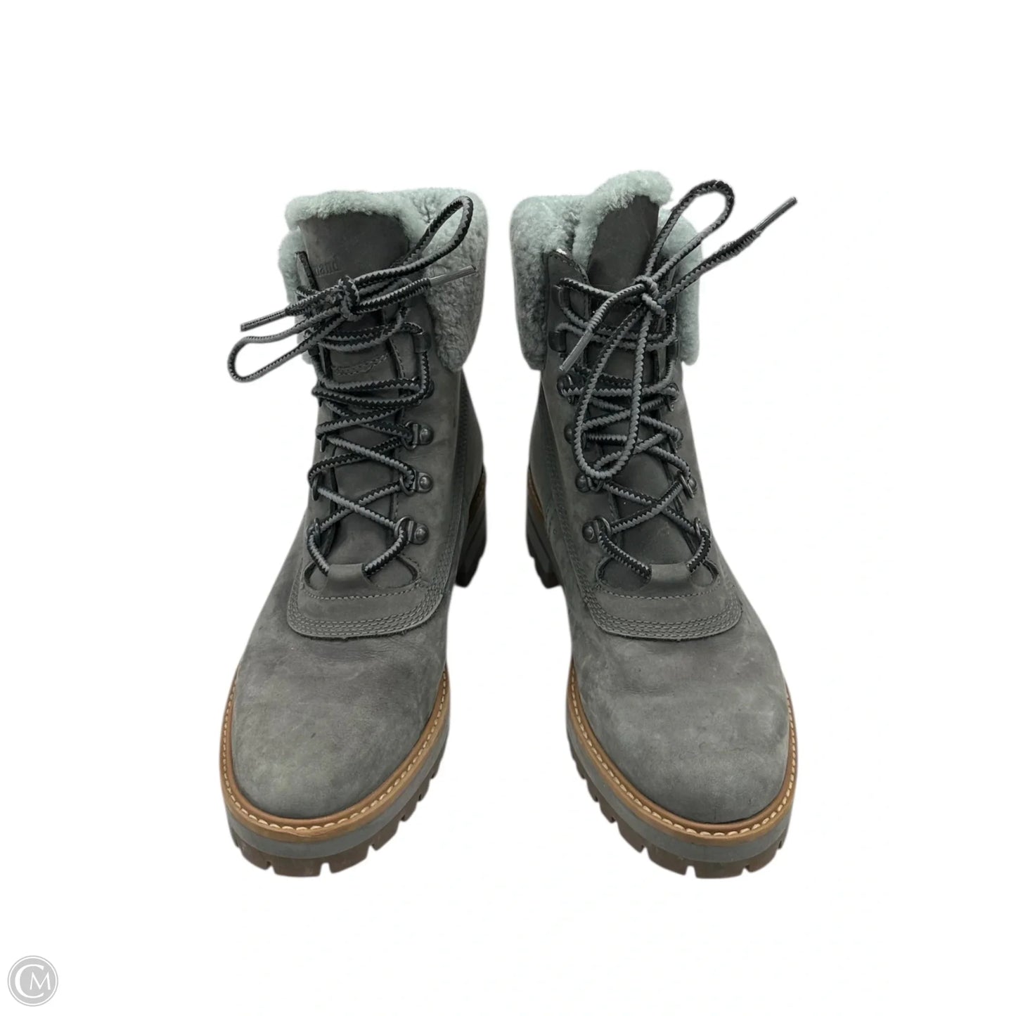 Boots Ankle Flats By Timberland In Grey, Size: 9