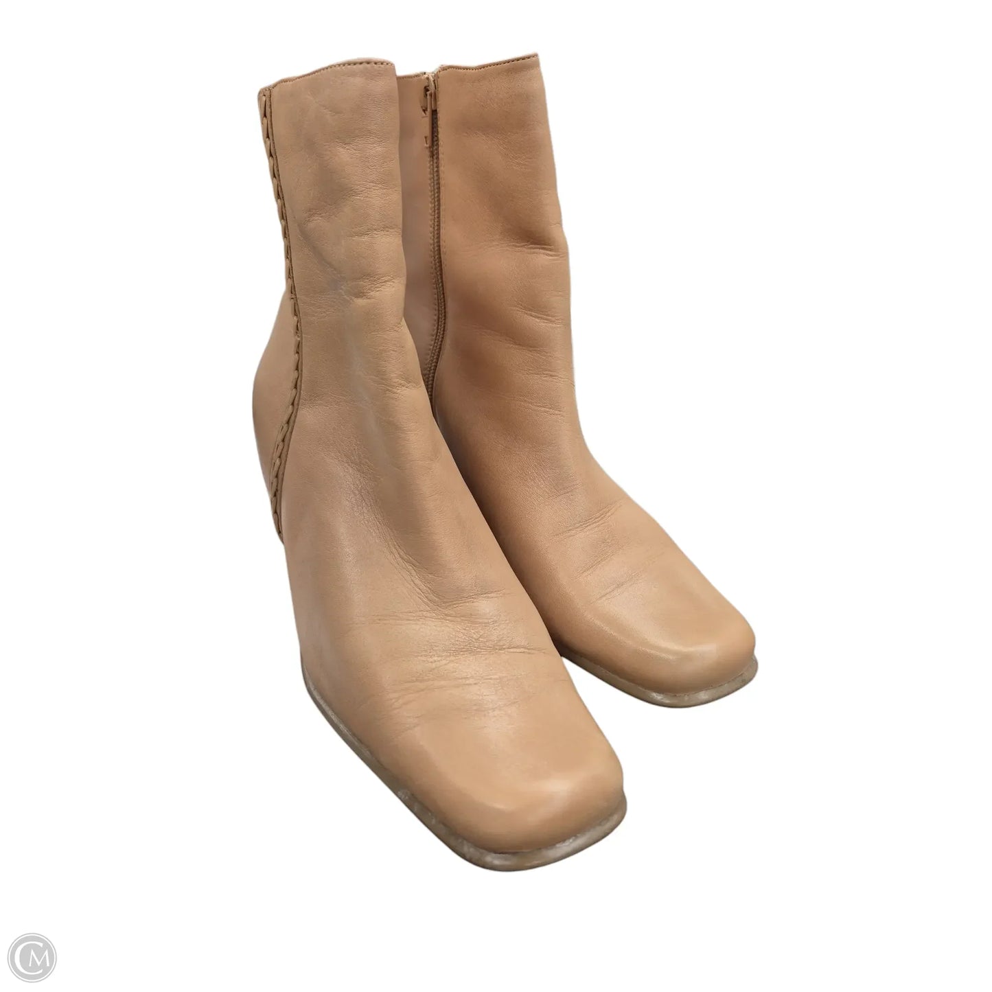 Boots Ankle Heels By St Johns Bay In Tan, Size: 9
