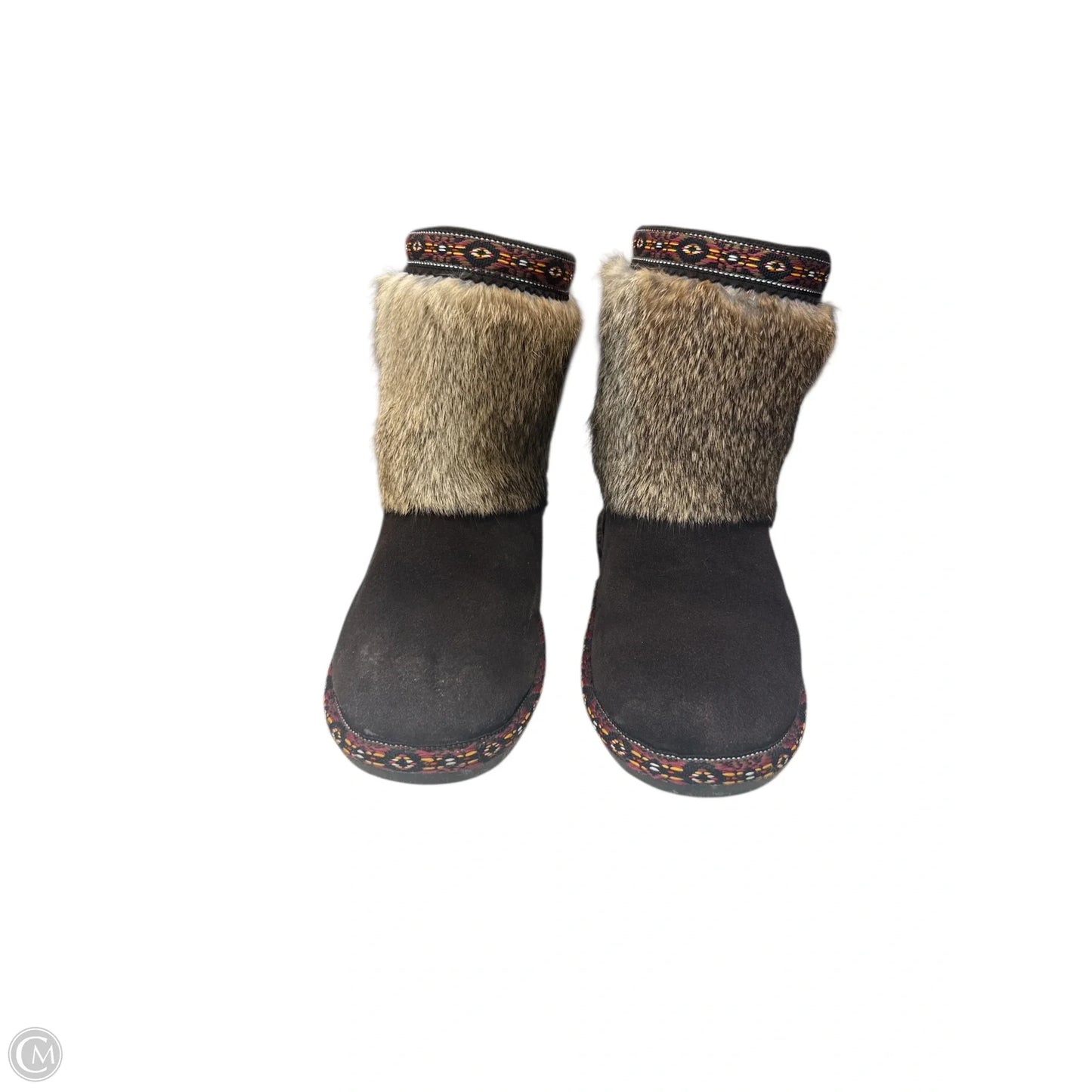 Boots Ankle Flats By Bearpaw In Brown, Size: 6