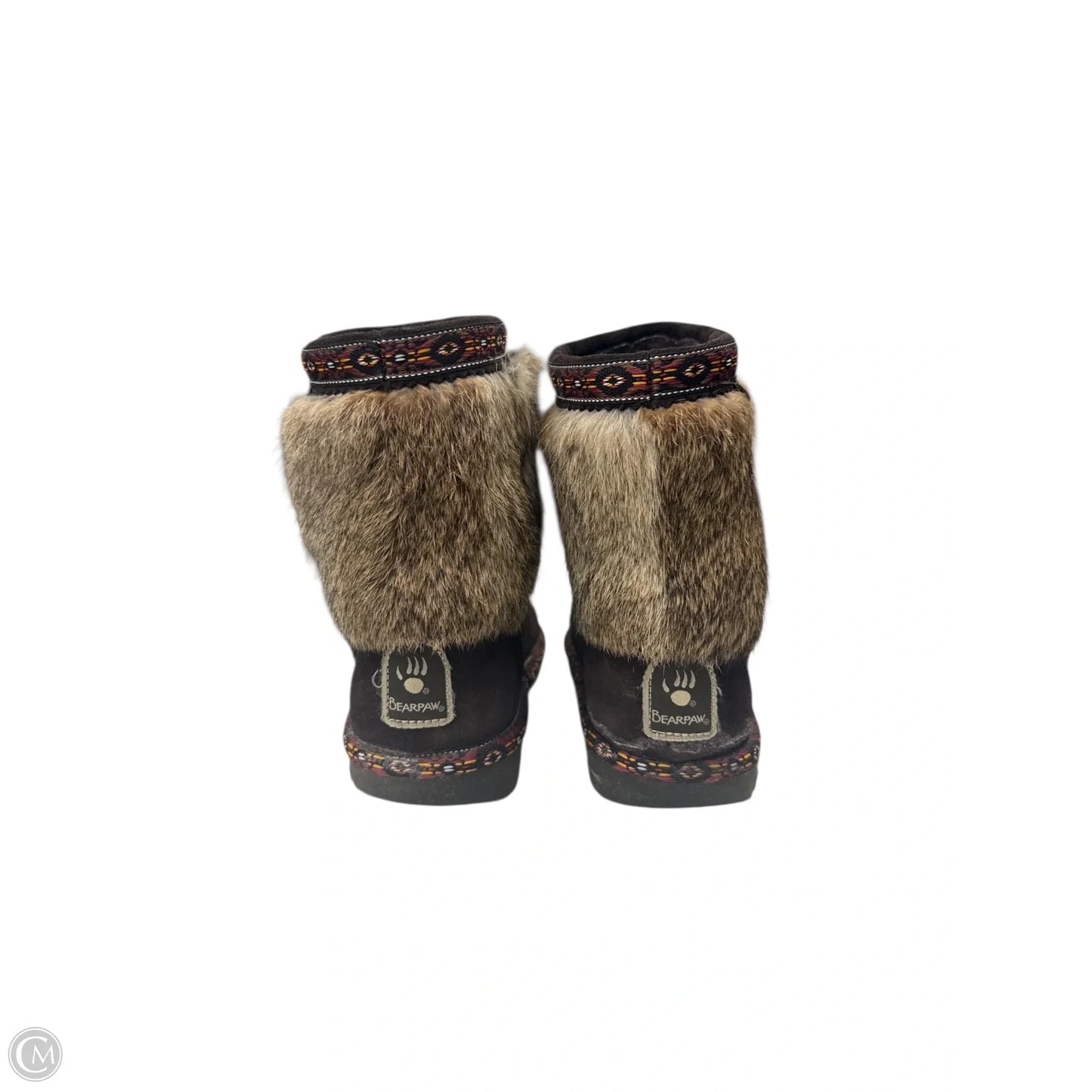 Boots Ankle Flats By Bearpaw In Brown, Size: 6