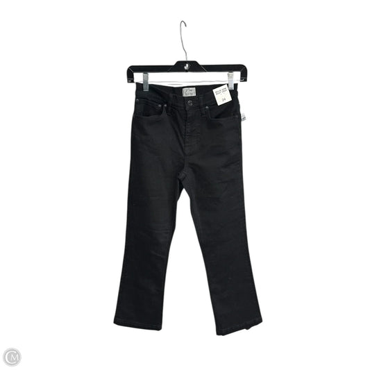 Jeans Cropped By J. Crew In Black, Size: 0