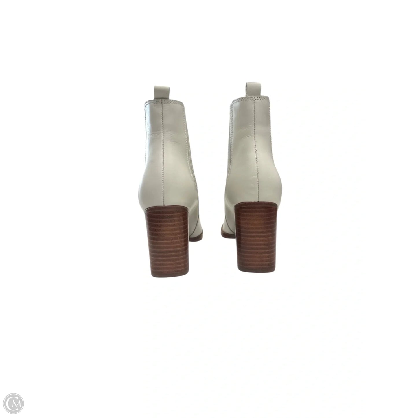 Boots Ankle Heels By Marc Fisher In Ivory, Size: 8