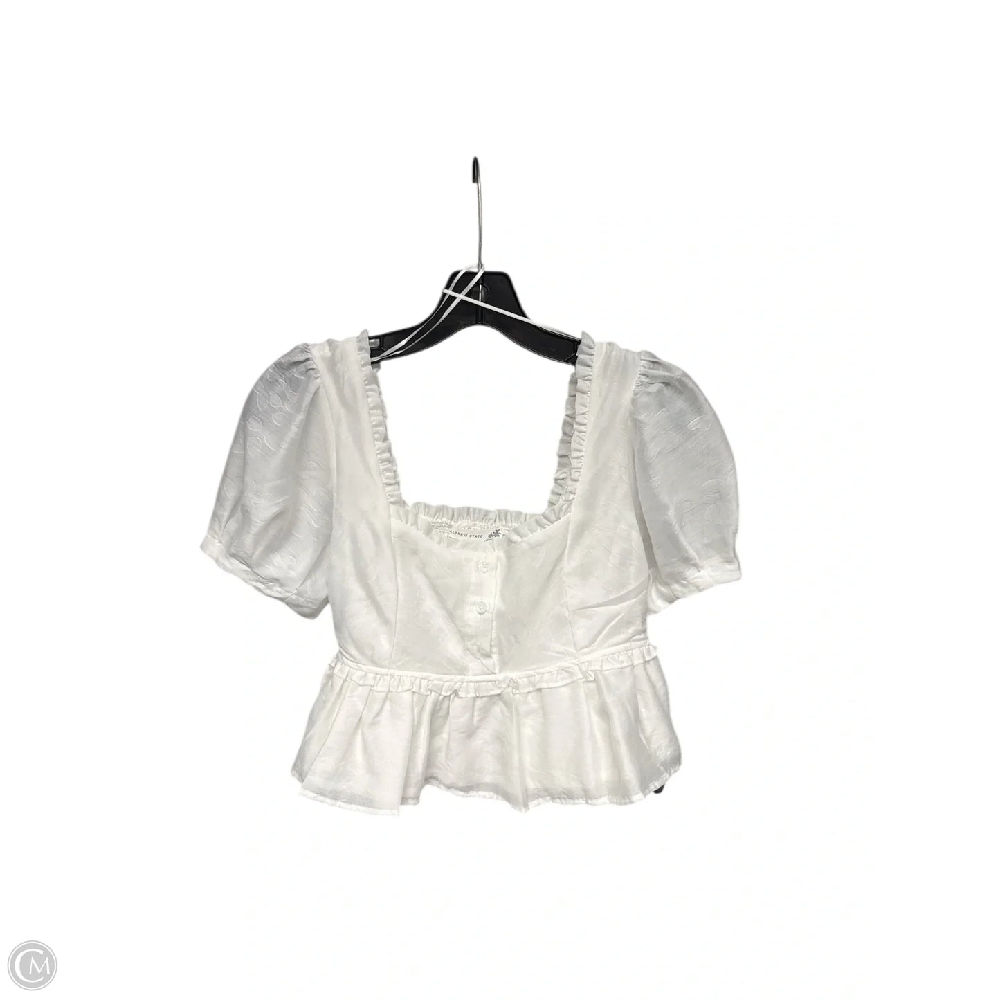 Top Short Sleeve By Altard State In White, Size: S