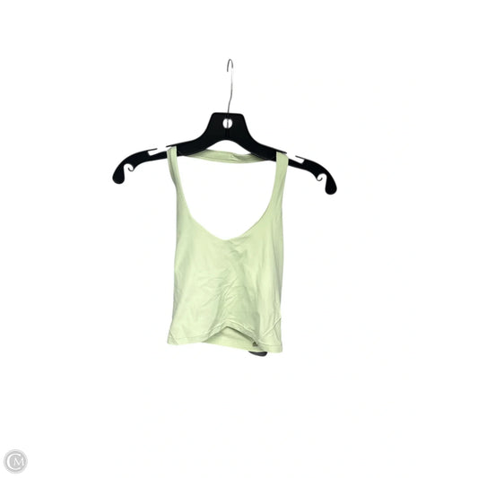 Athletic Tank Top By Lululemon In Green, Size: 2