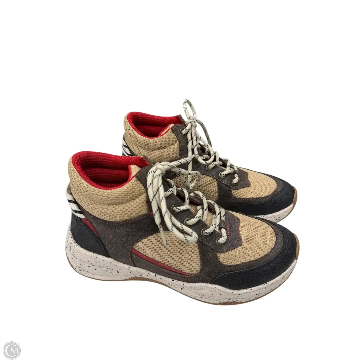Shoes Sneakers By Taos In Brown & Red, Size: 9