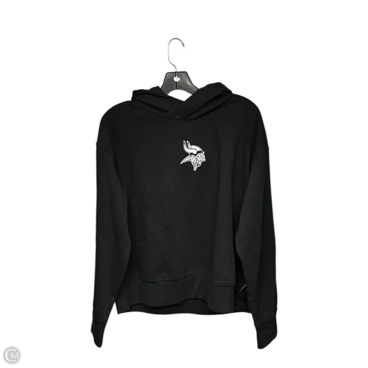 Athletic Sweatshirt Hoodie By Clothes Mentor In Black, Size: M