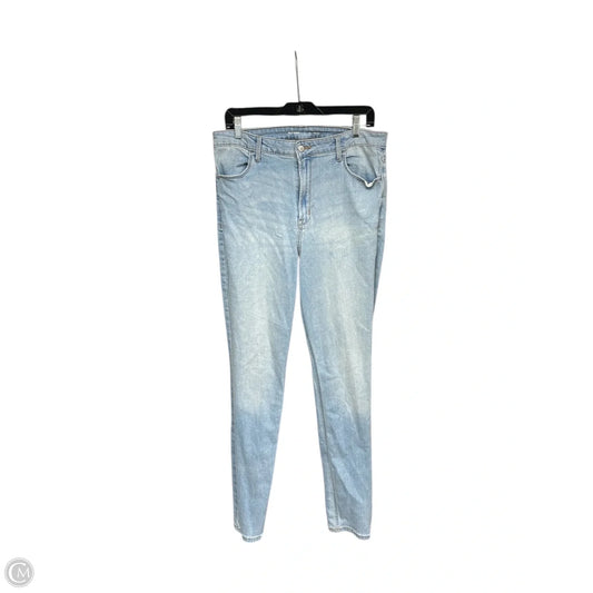 Jeans Straight By Old Navy In Blue Denim, Size: 16l