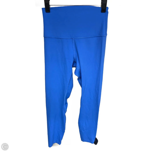 Athletic Leggings By Lululemon In Blue, Size: Xs