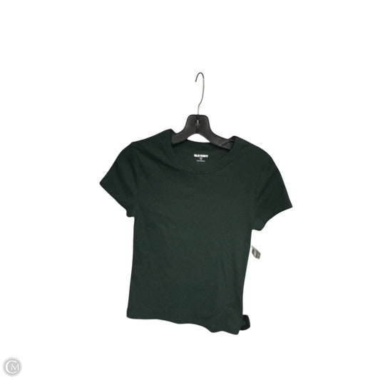 Top Short Sleeve Basic By Old Navy In Green, Size: M