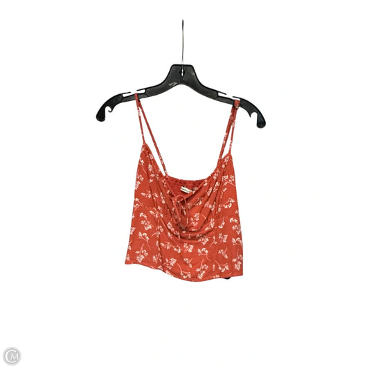 Top Sleeveless By Abercrombie And Fitch In Orange, Size: S