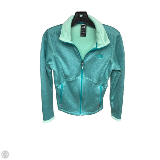 Athletic Jacket By The North Face In Teal, Size: M