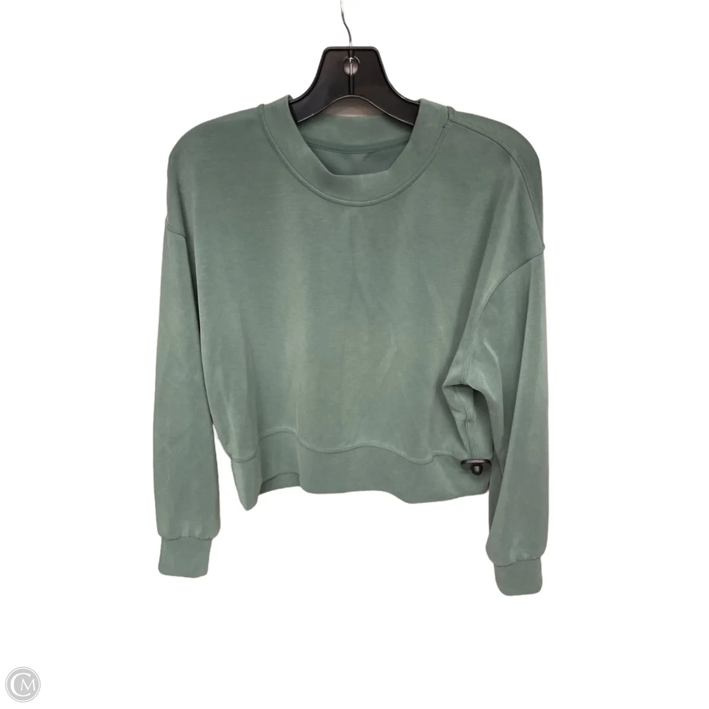 Athletic Sweatshirt Crewneck By Lululemon In Green, Size: 4