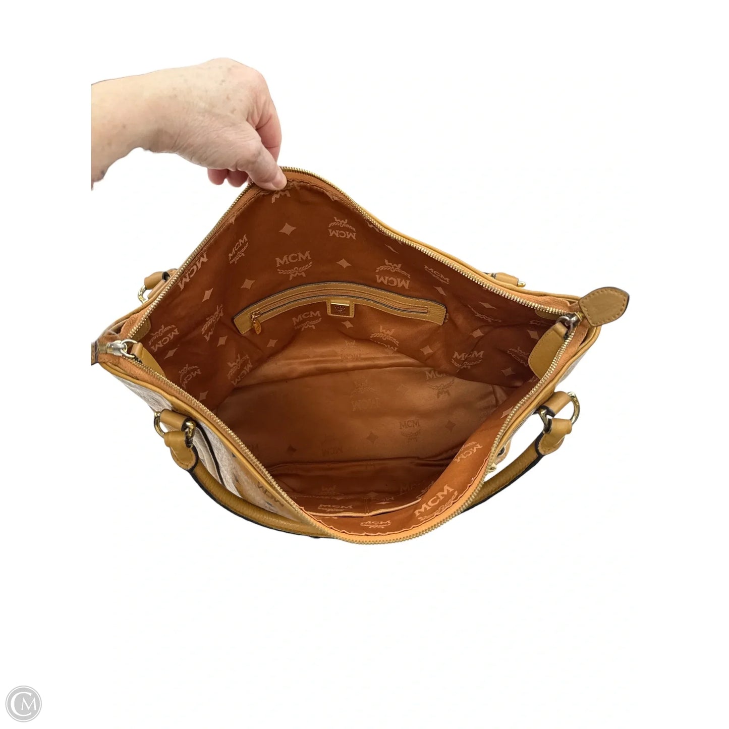 Handbag Luxury Designer By Mcm, Size: Large