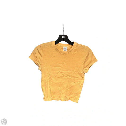 Top Short Sleeve Basic By Tna In Orange, Size: M