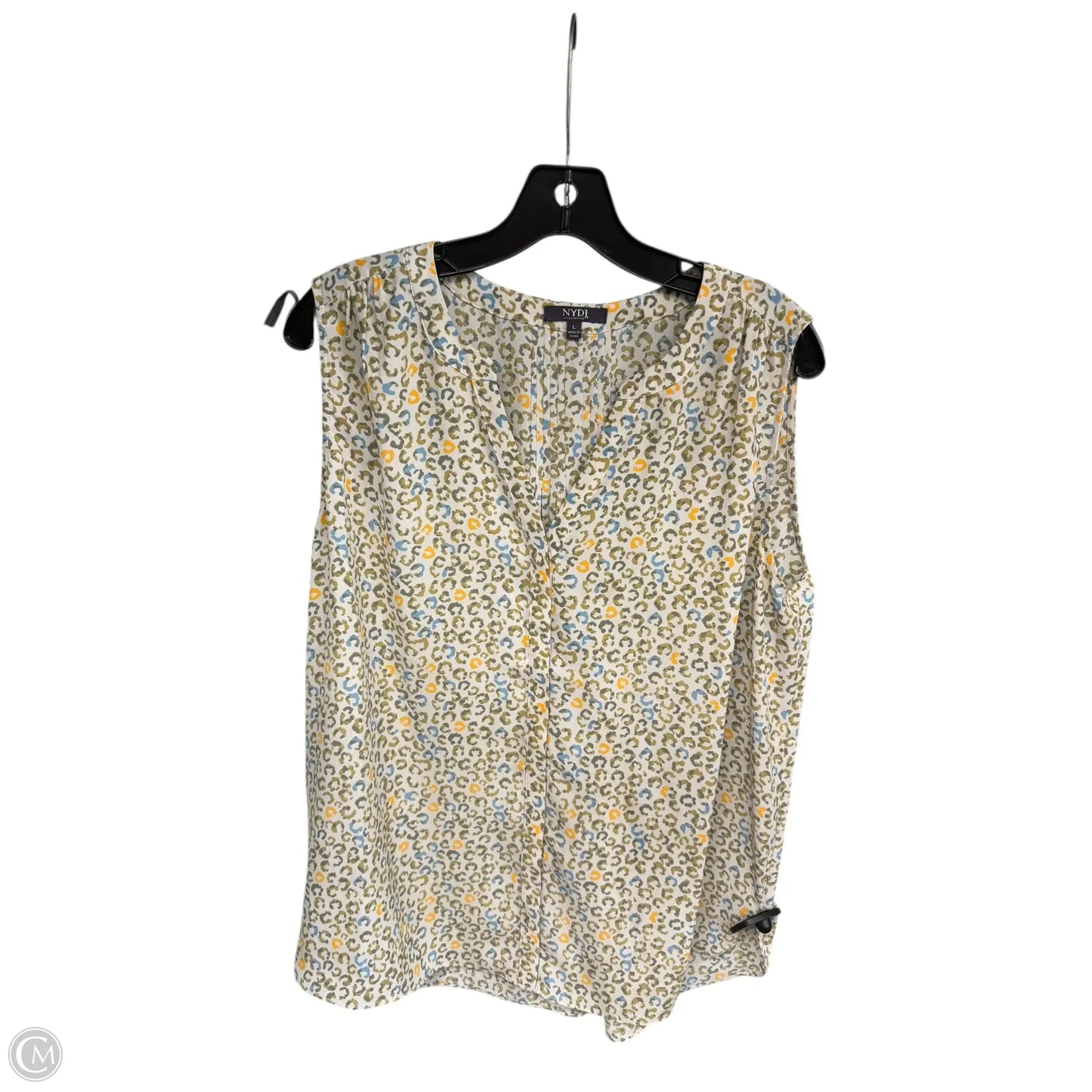 Top Sleeveless By Not Your Daughters Jeans In Animal Print, Size: L