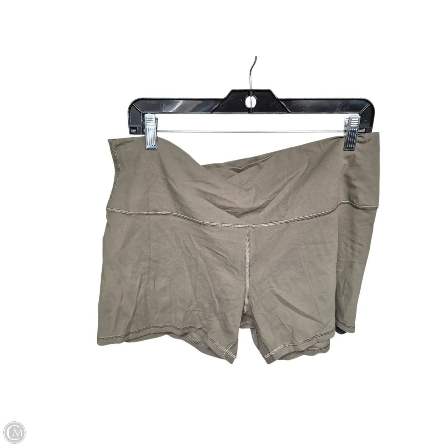 Athletic Shorts By Lululemon In Brown, Size: 18