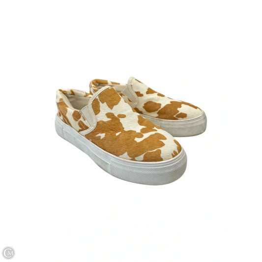 Shoes Sneakers By Matisse In Cream & Orange, Size: 6