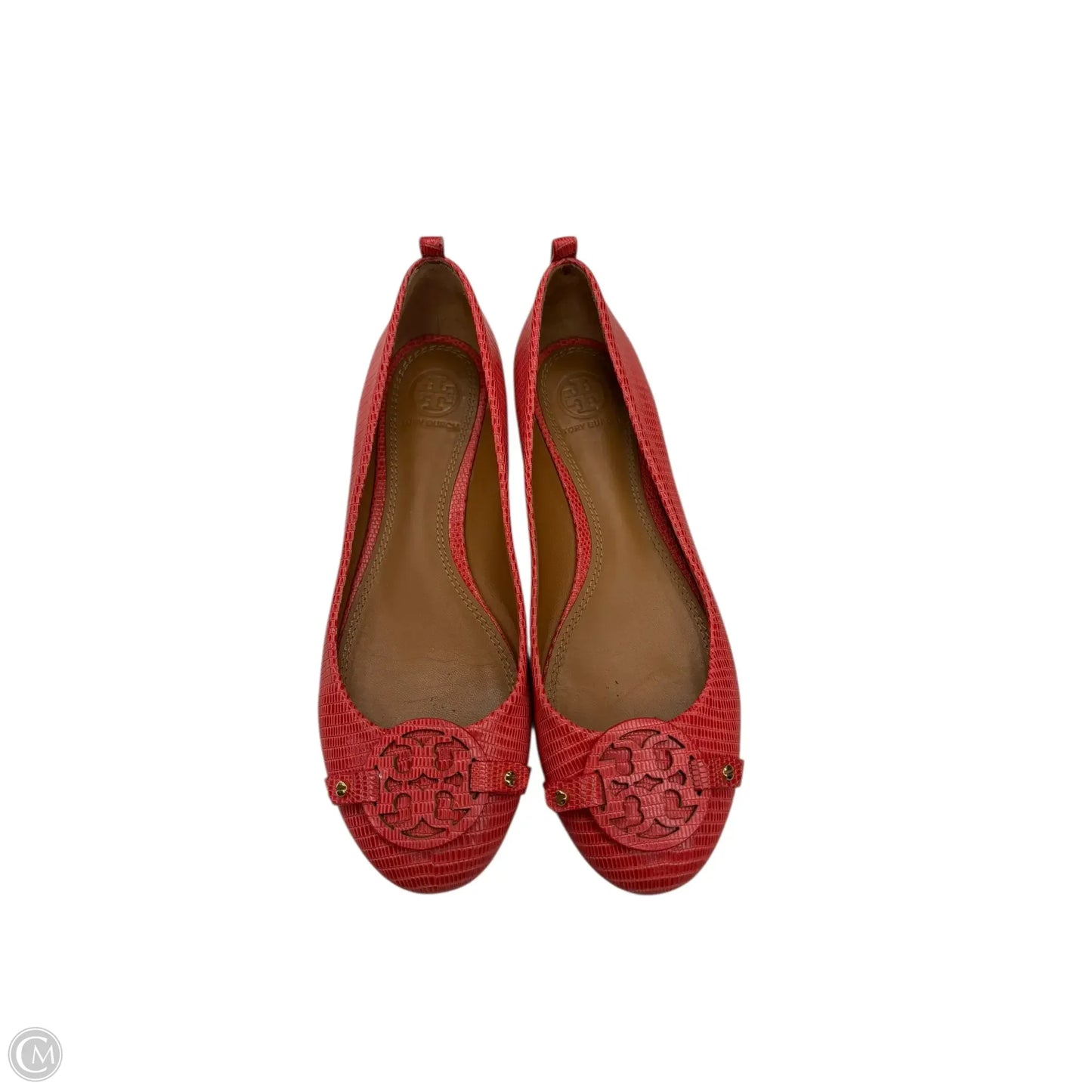 Shoes Designer By Tory Burch In Orange, Size: 8