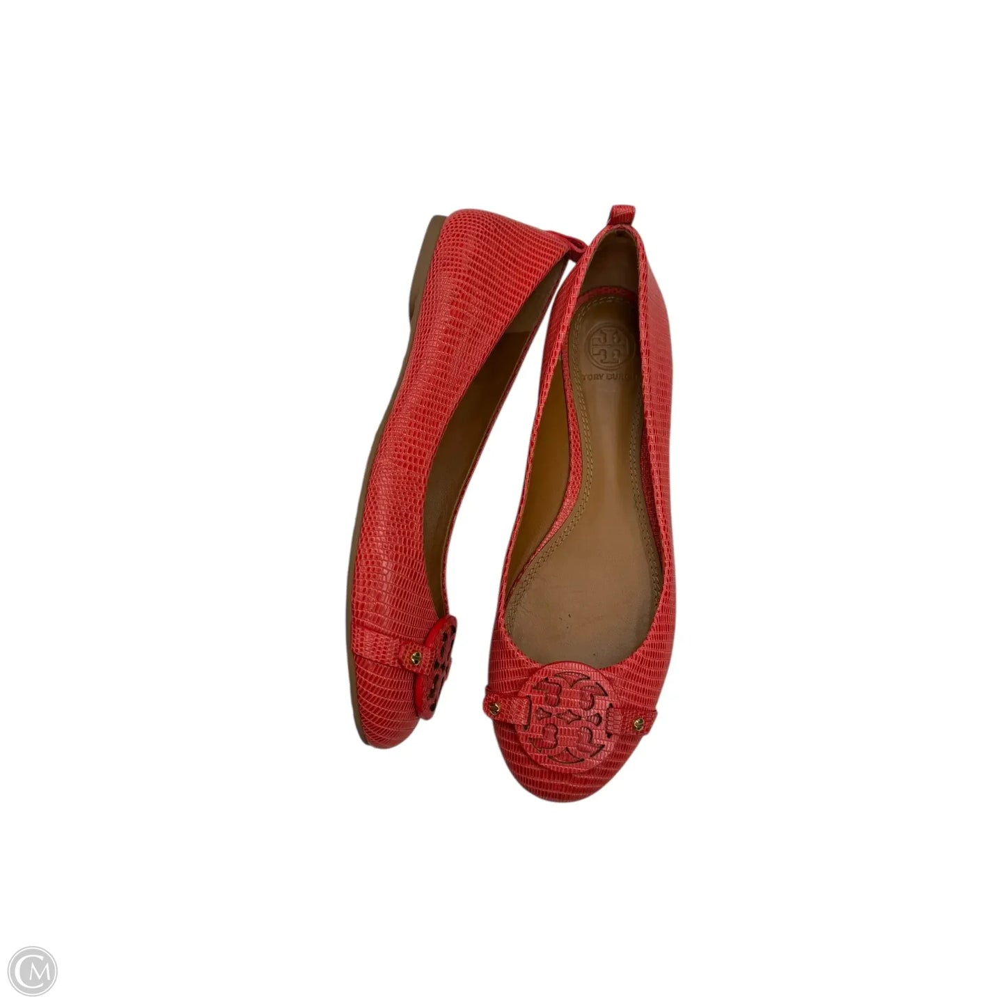 Shoes Designer By Tory Burch In Orange, Size: 8