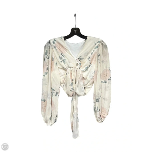 Top Long Sleeve By Dazy In Floral Print, Size: S