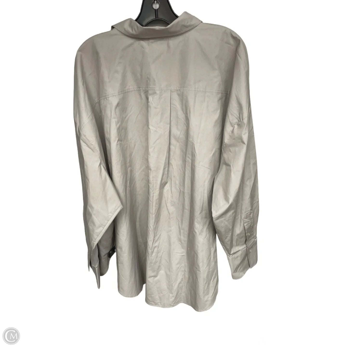 Top Long Sleeve By H&m In Taupe, Size: Xxl