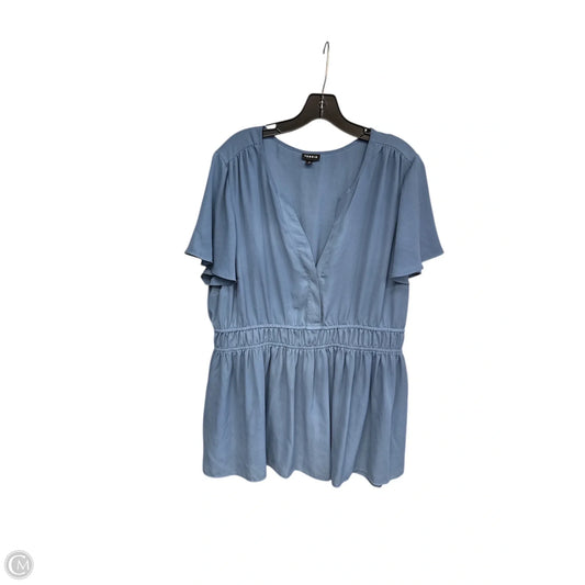 Top Short Sleeve By Torrid In Blue, Size: 2x