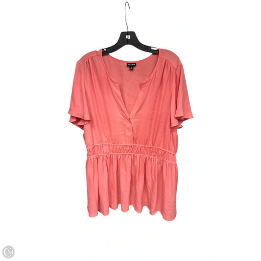 Top Short Sleeve By Torrid In Orange, Size: 2x