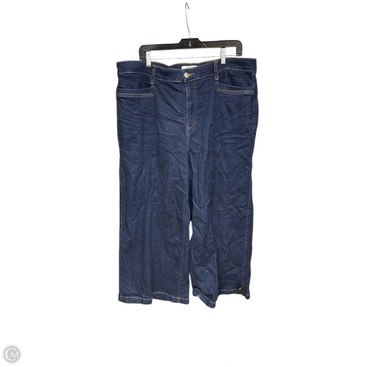 Jeans Wide Leg By Torrid In Blue Denim, Size: 18